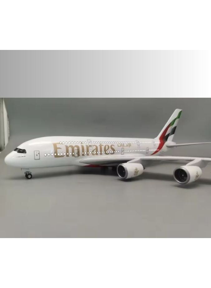 Emirates A380 Airplane Model (47cm) - Large Diecast Metal Aircraft with Stand | Premium Dubai Souvenir, Aviation Collectible, Luxury Home & Office Decor Gift - Image 5